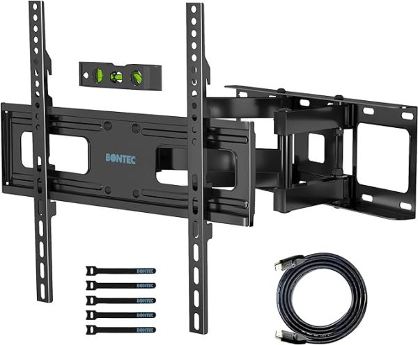 BONTEC Full Motion TV Wall Mount